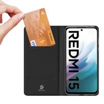 telefonai xiaomi 15 - Dux Ducis Skin Pro Dėklas Xiaomi Redmi 15 4G/Redmi 15 5G Juodas (Black) - 7 nuotrauka