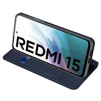 telefonai xiaomi 15 - Dux Ducis "Skin Pro Case" Xiaomi Redmi 15 4G/Redmi 15 5G Tamsiai Mėlynas (Dark Blue) - 4 nuotrauka