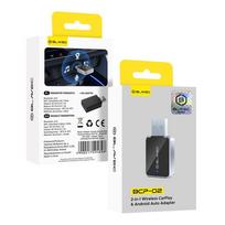 bluetooth auto - Blavec BCP-02 Belaidis CarPlay/Android Auto adapteris Juodas (Black) - 2 nuotrauka