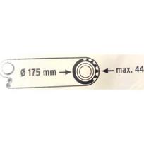 bloko laikikl - SKS Chainblade 42-44T 175mm Black - 2 nuotrauka