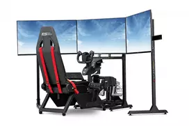 flight simuliatorius - Next Level Racing Flight Simulator NLR-S018, Juoda/Raudona (Black/Red) - 2 nuotrauka