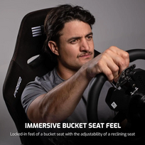 simuliatorius - Next Level Racing PRS2 Performance Reclining Sim Racing Seat, juoda/raudona (Black/Red) - 4 nuotrauka