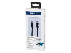 usb c jungtis - USB-C jungtis - USB-C 2.0 1.0 m, juoda pynė - 2 nuotrauka