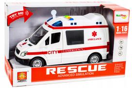 zaislina masina - Wenyi Advance Simulation Rescue 5408, balta - 13 nuotrauka