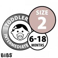 bibs ciulptukai - Čiulptukas Bibs Colour Round Pacifier 2pcs Iron/Baby Blue 0-6m - 2 nuotrauka