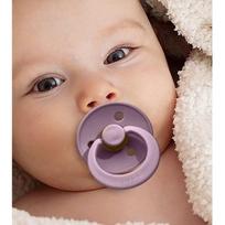 bibs ciulptukai - Čiulptukas Bibs Colour Round Pacifier 2pcs Iron/Baby Blue 0-6m - 6 nuotrauka
