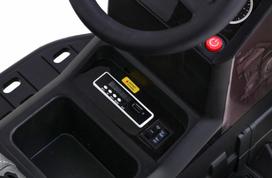 traktoriaus priekaba - Vaikiškas elektrinis traktorius Ramiz Titanium, raudona - 6 nuotrauka