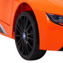 bmw masina - Vaikiškas elektromobilis BMW I8 LIFT, oranžinis (Orange) - 5 nuotrauka