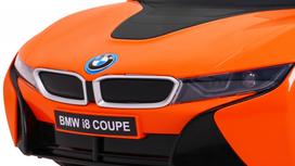 bmw masina - Vaikiškas elektromobilis BMW I8 LIFT, oranžinis (Orange) - 7 nuotrauka