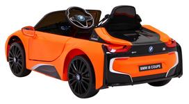 bmw masina - Vaikiškas elektromobilis BMW I8 LIFT, oranžinis (Orange) - 12 nuotrauka