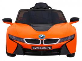 bmw masina - Vaikiškas elektromobilis BMW I8 LIFT, oranžinis (Orange) - 14 nuotrauka