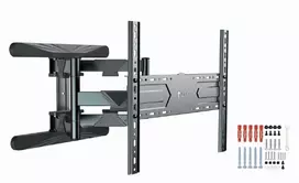 senukai televizoriai - GEMBIRD WM-80ST-01 Viso judesio televizoriaus sieninis laikiklis 40"-80", Juodas (Black) - 4 nuotrauka