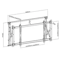 laikiklis tv - Maclean MC-845 TV Mount 46"-52" - 4 nuotrauka