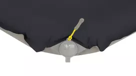 savaime prisipuca - Outwell Sleepin Double 7.5 cm Savaime prisipučiantis kilimėlis Juodas/Pilkas (Black/Grey) - 5 nuotrauka