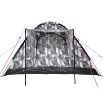 tipi palapine - Trivietė palapinė High Peak Beaver 3, balta sp./juoda sp./pilka sp., 200 cm x 180 cm x 120 cm - 5 nuotrauka