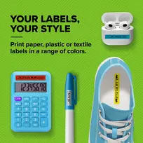 etikeciu printer - Dymo LetraTag LT-200 B Promo Pack - 4 nuotrauka