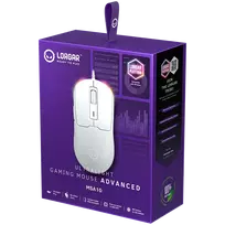 lorgar - LORGAR MSA10, Ultralight Wired Gaming Mouse Advanced, white | LRG-MSA10-WH - 2 nuotrauka