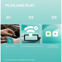 ottocast carplay - OTTOCAST Belaidis automobilinis adapteris CA530-T Mini Aura 2026 - 4 nuotrauka