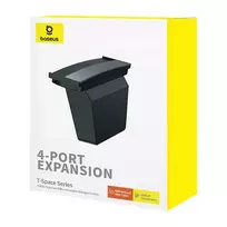 tesla stoteles - Baseus T-Space HUB for Tesla Juodas (Black) - 3 nuotrauka
