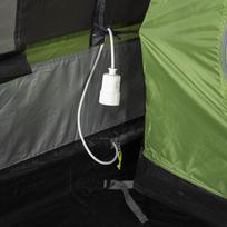 keturviete palapine - Keturvietė palapinė High Peak Garda 4.0 11821, žalia sp./pilka sp., 550 cm x 280 cm x 200 cm - 6 nuotrauka