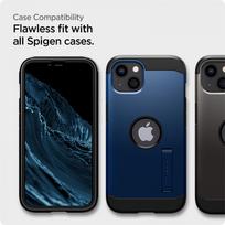 apple 17e - Spigen GLASS HARTED SPIGEN ALM GLASS FC 2-PACK IPHONE 13 / 13 PRO BLACK - 4 nuotrauka