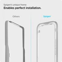 apple 17e - Spigen GLASS HARTED SPIGEN ALM GLASS FC 2-PACK IPHONE 13 / 13 PRO BLACK - 6 nuotrauka