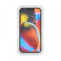 apple 17e - Spigen GLASS HARTED SPIGEN ALM GLASS FC 2-PACK IPHONE 13 / 13 PRO BLACK - 8 nuotrauka