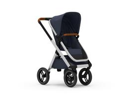 vezimelis - Universalus vežimėlis Dubatti 2in1 Silver/ Navy Melange/ Navy Melange ekspo - 4 nuotrauka
