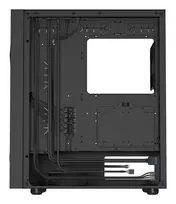 tower pc - Kompiuterio korpusas Genesis Diaxid 605F, juoda - 6 nuotrauka