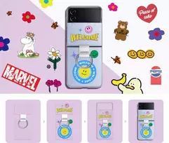 flip 4 z - Samsung "Clear Cover with Ring for Galaxy Z Flip 4" Transparent - 3 nuotrauka