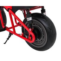 elektrinio transporto - Elektrinis motociklas SUPERMOTO, Red - 10 nuotrauka