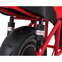 elektrinio transporto - Elektrinis motociklas SUPERMOTO, Red - 11 nuotrauka