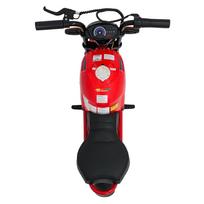 elektrinio transporto - Elektrinis motociklas SUPERMOTO, Red - 13 nuotrauka