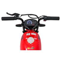 elektrinio transporto - Elektrinis motociklas SUPERMOTO, Red - 17 nuotrauka