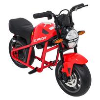 elektrinio transporto - Elektrinis motociklas SUPERMOTO, Red - 20 nuotrauka
