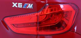 m bmw - Elektrinis visureigis BMW X6M, šviesiai raudonas - 2 nuotrauka