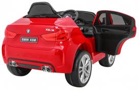 m bmw - Elektrinis visureigis BMW X6M, šviesiai raudonas - 8 nuotrauka
