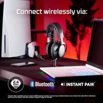belaides ausines - HyperX Cloud III S Wireless Juodas-Raudonas (Black-Red) - 2 nuotrauka