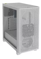 white glass - Corsair 3000D Airflow White (Baltas) - 4 nuotrauka