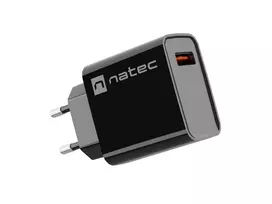 18w ikroviklis - NATEC USB Charger Ribera USB-A 18W black | NUC-2058 - 4 nuotrauka