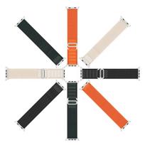 apple watch se 2 - Dux Ducis Sport Buckle Strap for Apple Watch Ultra / 9 / 8 / 7 / 6 / SE / 5 / 4 / 3 / 2 / 1 (42/44/45/49 mm), juodas (Black) - 4 nuotrauka