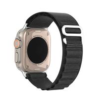 apple watch se 2 - Dux Ducis Sport Buckle Strap for Apple Watch Ultra / 9 / 8 / 7 / 6 / SE / 5 / 4 / 3 / 2 / 1 (42/44/45/49 mm), juodas (Black) - 5 nuotrauka