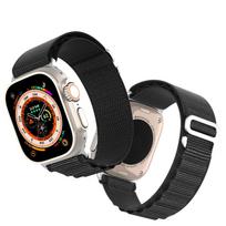 apple watch se 2 - Dux Ducis Sport Buckle Strap for Apple Watch Ultra / 9 / 8 / 7 / 6 / SE / 5 / 4 / 3 / 2 / 1 (42/44/45/49 mm), juodas (Black) - 6 nuotrauka