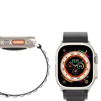 apple watch se 2 - Dux Ducis Sport Buckle Strap for Apple Watch Ultra / 9 / 8 / 7 / 6 / SE / 5 / 4 / 3 / 2 / 1 (42/44/45/49 mm), juodas (Black) - 11 nuotrauka