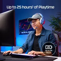hyperx ausines - HP HyperX Cloud Jet, Juodos (Black) - 4 nuotrauka