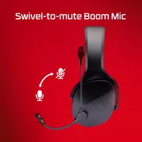 hyperx ausines - HP HyperX Cloud Jet, Juodos (Black) - 8 nuotrauka