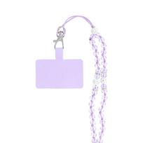 deklas su dirzeliu - CRYSTAL DIAMOND Telefono dirželis su pakabuku - Violetinė (Purple) - 6 nuotrauka