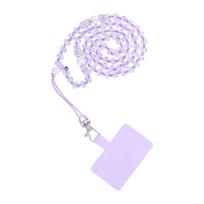 deklas su dirzeliu - CRYSTAL DIAMOND Telefono dirželis su pakabuku - Violetinė (Purple) - 8 nuotrauka
