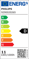 led lempute e27 - Philips LED Classic A60 E27 10.5W (100W) 4000K 1521 lm, šaltai balta (Cool White) - 2 nuotrauka