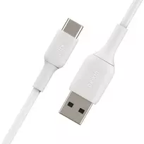 usb c to usb a white - Belkin BoostCharge USB-A į USB-C kabelis 1m Baltas (White) - 4 nuotrauka
